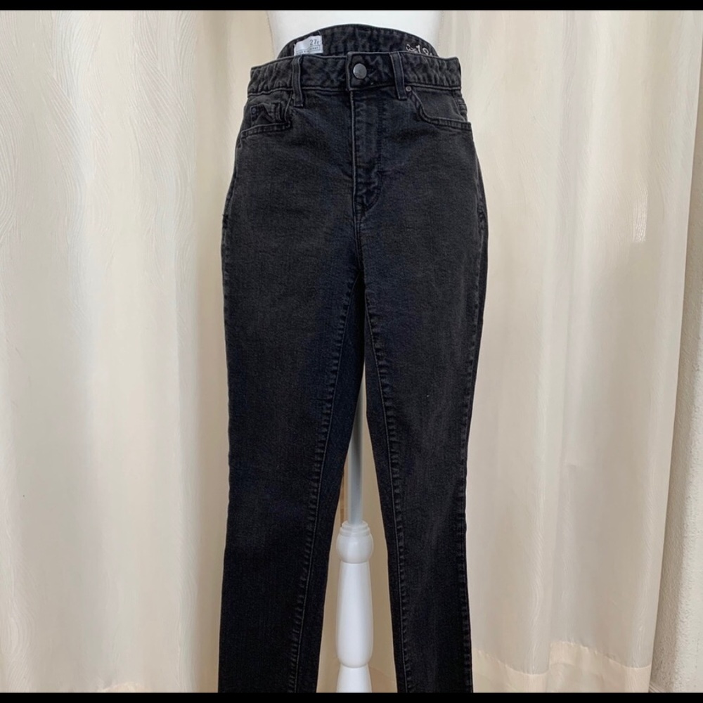 Vintage Faded Black High Rise Gap Jeans